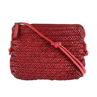 Hope Leather Crossbody/Belt Bag: Red